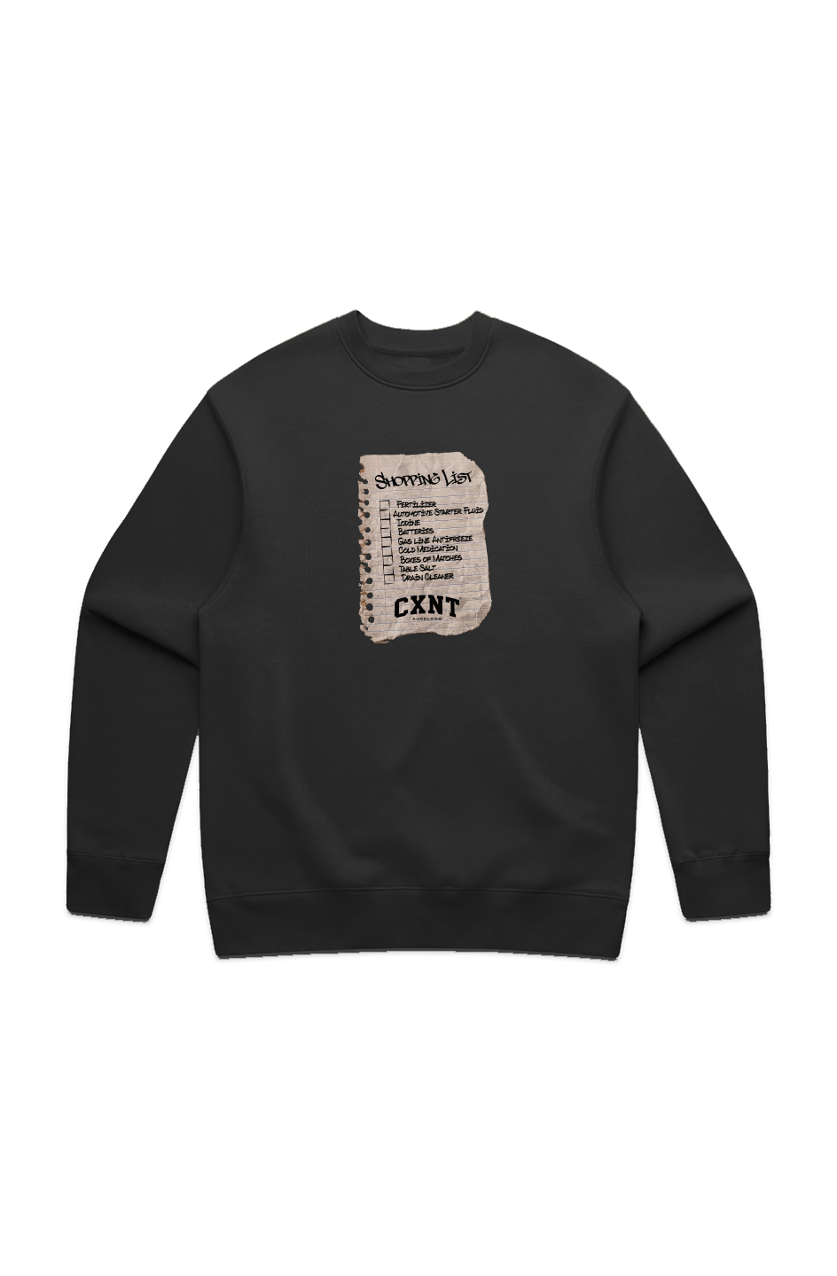 CXNT Shopping List Crew
