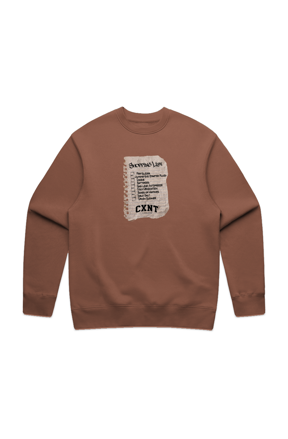 CXNT Shopping List Crew