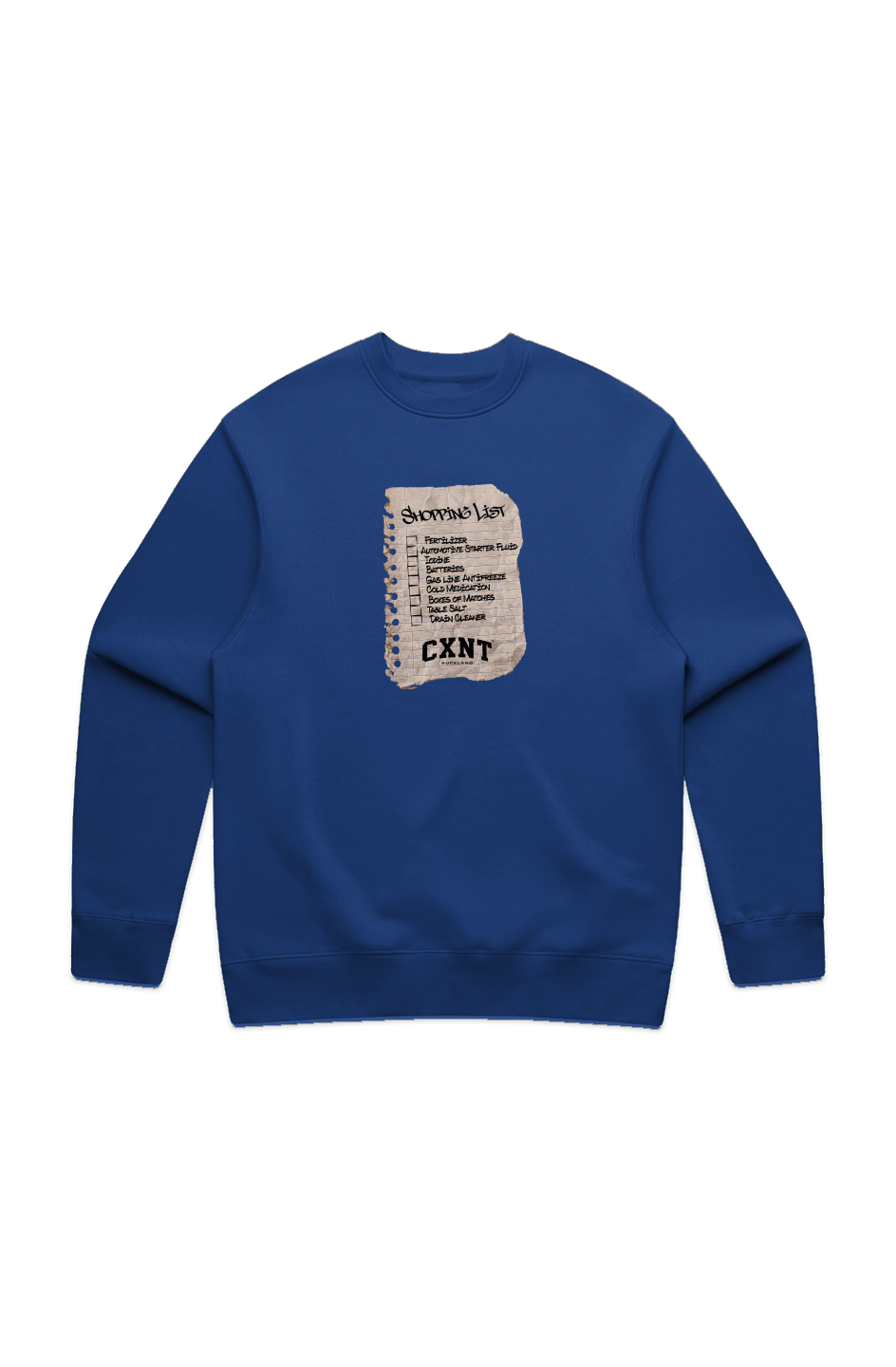 CXNT Shopping List Crew