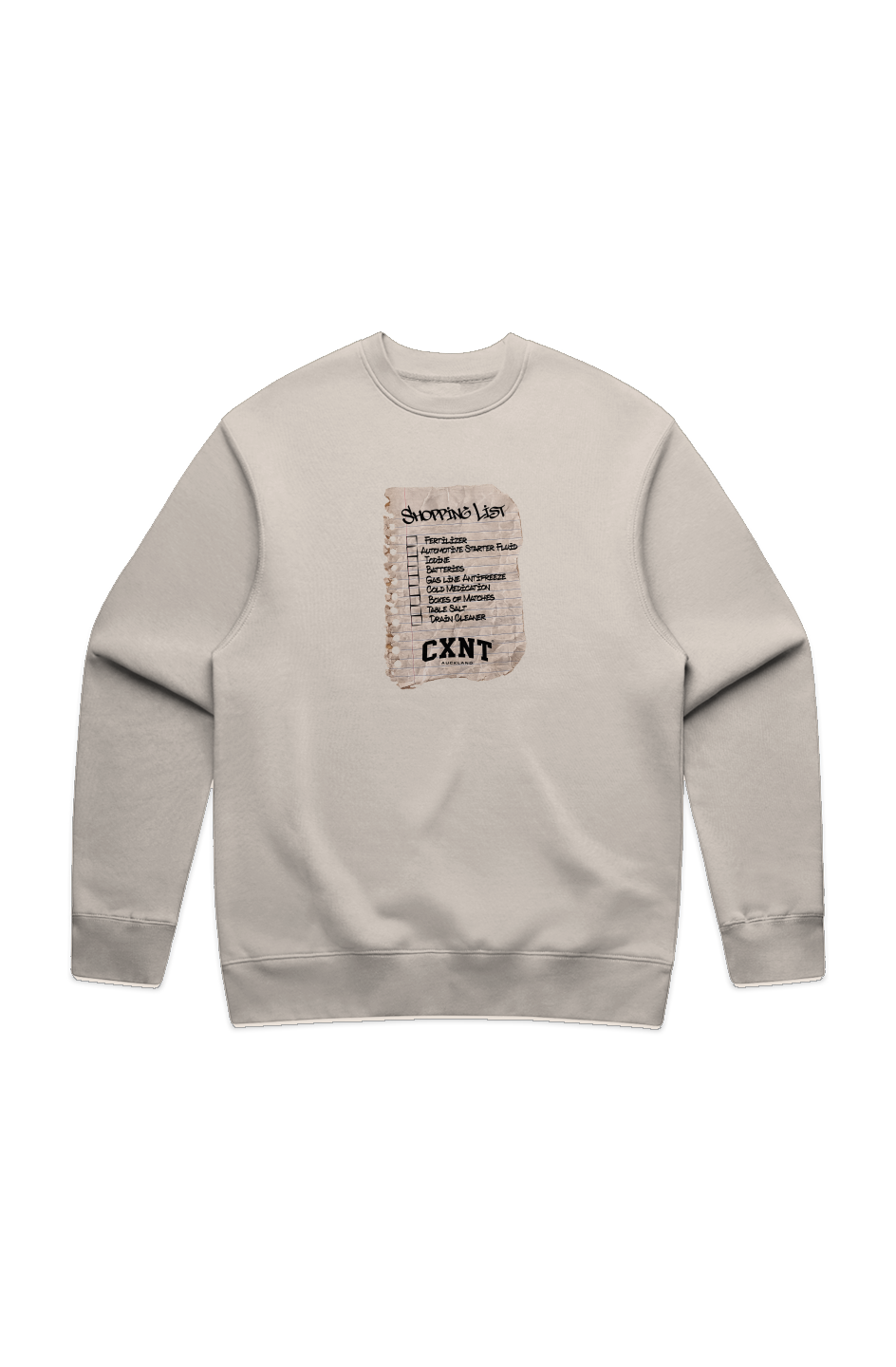 CXNT Shopping List Crew