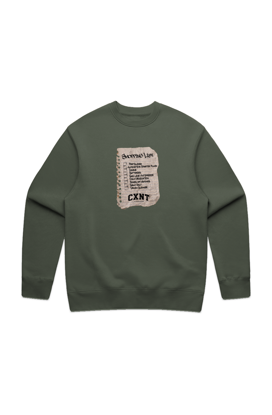 CXNT Shopping List Crew