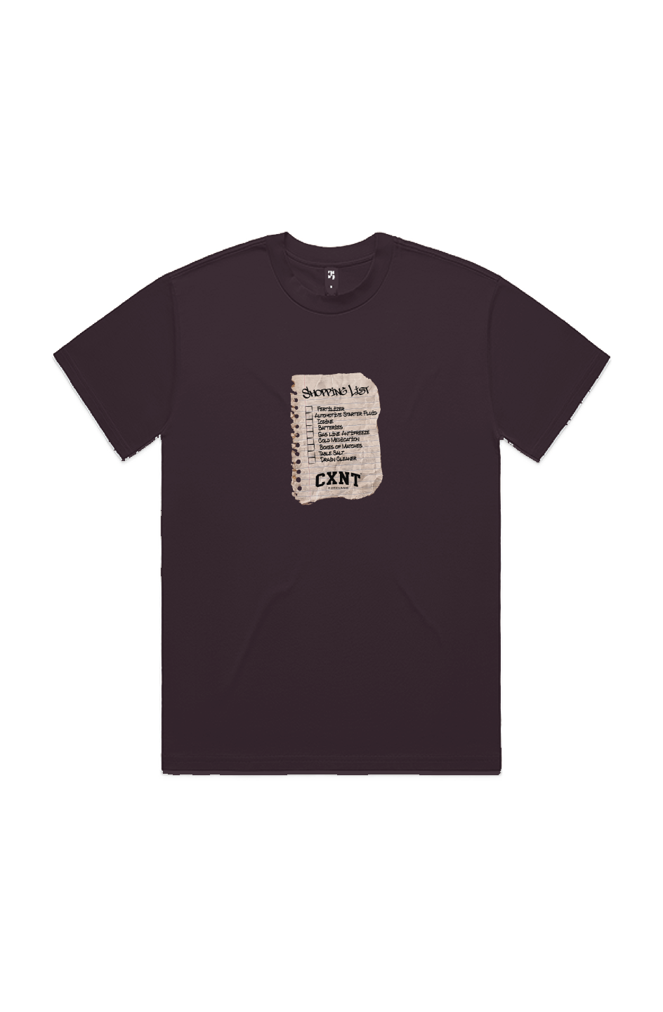 CXNT Shopping List Tee