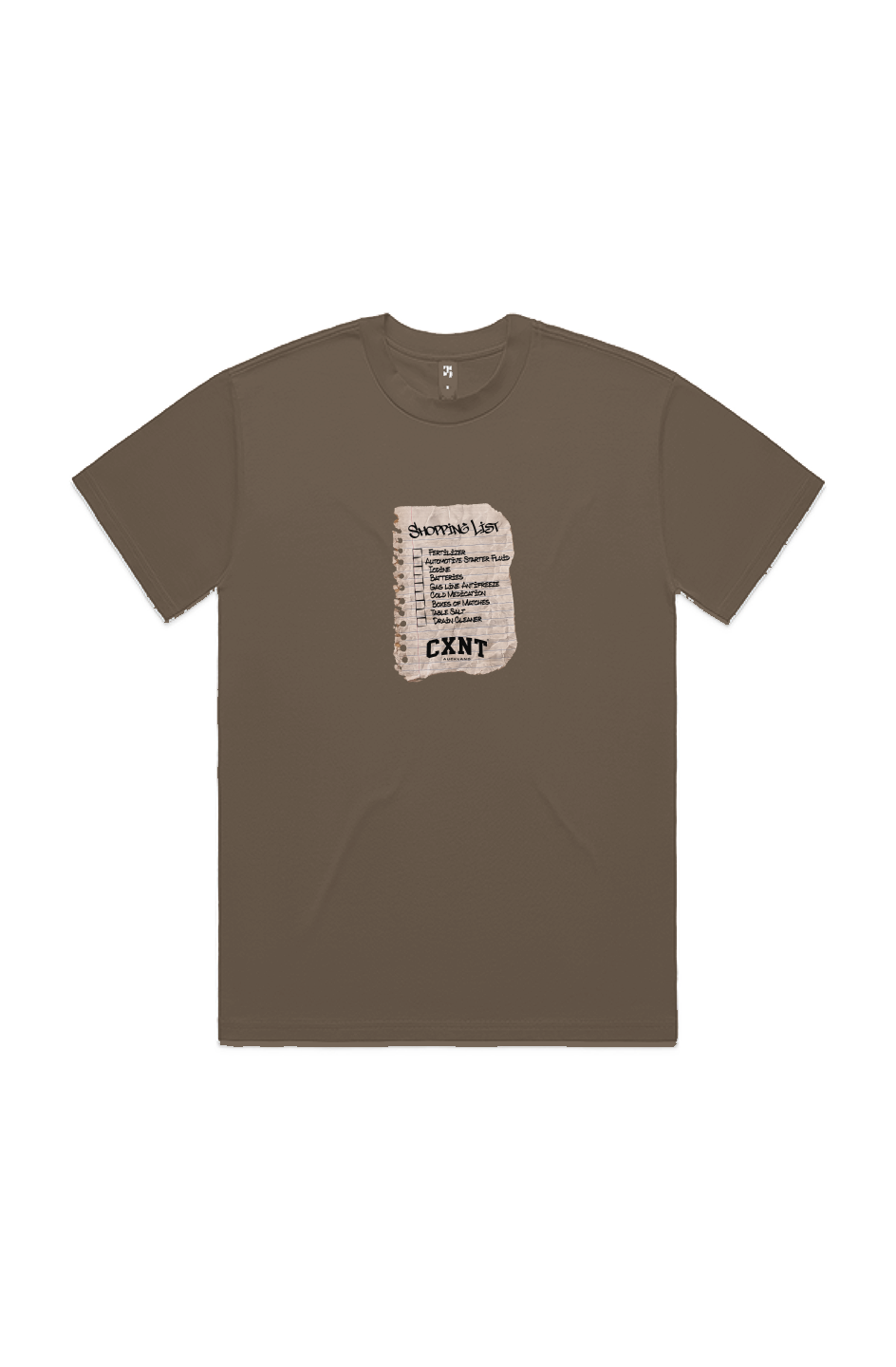 CXNT Shopping List Tee