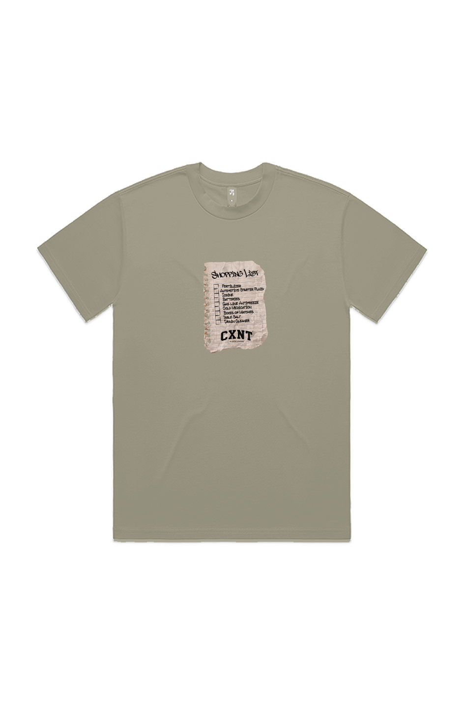 CXNT Shopping List Tee